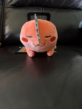 Plush Coral Narwhal Stuffed Toy - Soft Smiling Coral Plushie